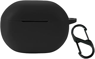 جراب حماية محمول من السيليكون بخطاف متوافق مع علبة سماعات انكر ساوند كور لايف نوت 3i ترو غير مناسب لنوت 3i دلع موبايلك اسود