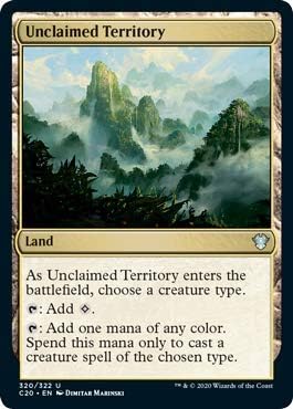 Magic The Gathering - Territorio no reclamado - Comandante 2020