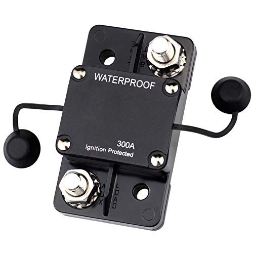 Cllena 300 Ampere automatischer Reset-Leitungsschutzschalter für Auto, LKW, Wohnmobil, Boot, Automobil, Audio-Stereo-System, Schleppmotor, Seilwinde usw Cover