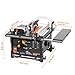 DOVAMAN 15Amp Table Saw, DTS02M 8-1/2 Inch Dustless Portable Table Saw, 98% Dust Collection Rate, 19-3/16