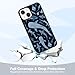 Axulimin Cute Blue Shark Aesthetic Phone Case for iPhone 14 & 13 Case for Women Teen Girls Kids Girls -6.1Inch