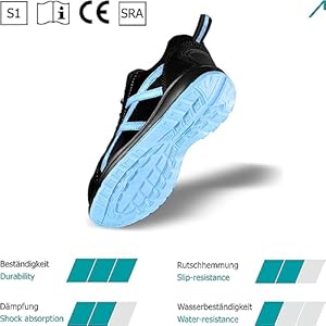 KS Tools Veiligheidsschoen met luchtkussen blauw, 37 - 7883101200