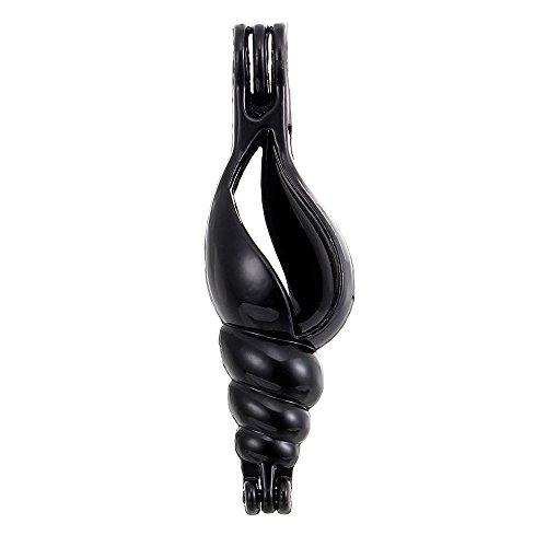 10pcs Black Conch Pearl Cage Beads Cage Locket Pendant Jewelry Making Supplies--For Oyster Pearls, Essential Oil Diffuser, Fun Gifts (Conch)