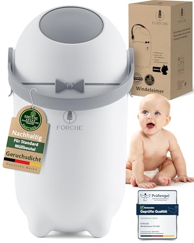 Forche Windeleimer Geruchsdicht ohne Nachfüllkassetten