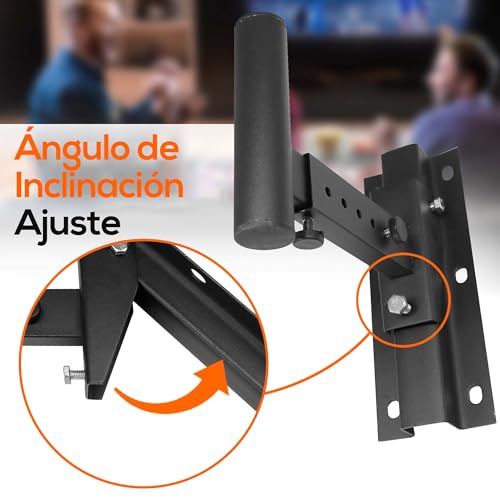 Soportes de pared para altavoces Pyle robustos con anclaje de seguridad 2