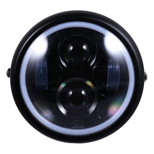 Phare LED rétro pour moto avec éclairage extérieur puissant et projection