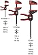 BESSEY Einhandzwinge mit drehbarem Griff EZ360S-11SET, Spannweite 110 mm Ausladung 40 mm, Spannkraft 40 Kg, Innovativer 360° Dreh-Mechanismus, ideal für Modellbau, Gewicht 0,23 Kg