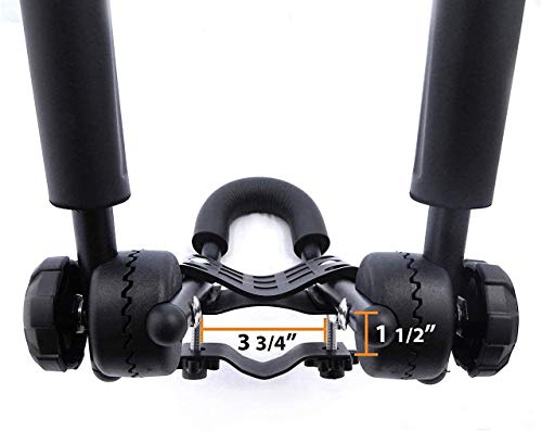 DrSportsUSA Universal Foldable J-Bar 2 Pairs Kayak Rack Folding Car Roof Top Carrier for Canoe, SUP, Kayaks, Surfboard and Ski Board Rooftop Mount on SUV, Car and Truck - Thumbnail 7