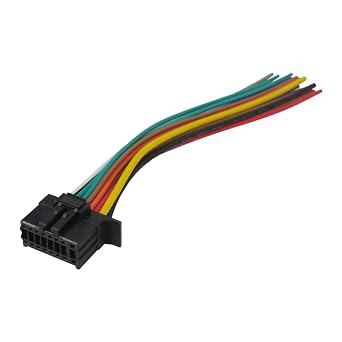 Wire Harness Replacement for Kenwood Car Radio DMX KDC Series Models DMX125BT DMX706S DMX7706S KDCMP375BT KDCMP378BT KDCX301 KDCX302 KDCX303 KDCX304 KDCX501 KDCX502 KDCX702 KDCX704