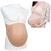 Silicone Fake Pregnancy Belly Realistic Baby Bump False Pregnant 2-8 Month Costum Tummy Enhancer for Performance Cosplay,Color 2,M