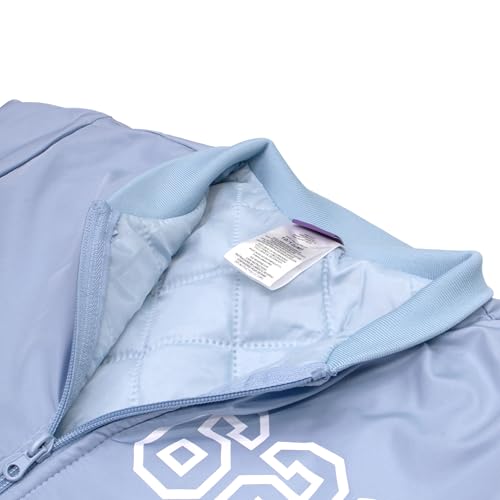 Disney Lilo & Stitch Girls Varsity Bomber Jacket Zip-Up Lilo and Stitch Graphic Print Jacket for Kids3