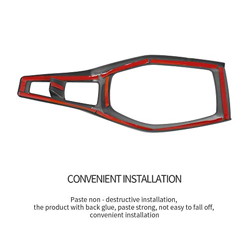 Cherocar Gears Shift Panel Trim Cover Dash Board Decor Sticker For Chevrolet Camaro 2016+, Interior Decoration Accessories (Carbon Fiber 1)… #TOP3