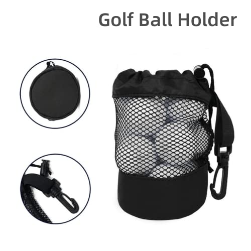 Mumuzhao Golf Balls Storage Net Bag Golf Ball Bag with Mesh Nets Golf Balls Net Bag Balls Collector Accessory for Golf Balls Storage - Image 3