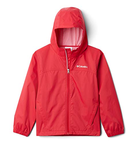 Columbia Boys' Little Glennaker Rain Jacket, Waterproof & Breathable, Mountain Red, Small