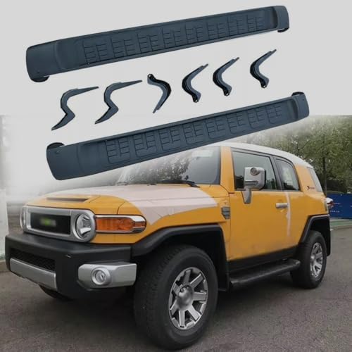Estribos laterales para FJ Cruiser 2007-2016 negro miniatura 1
