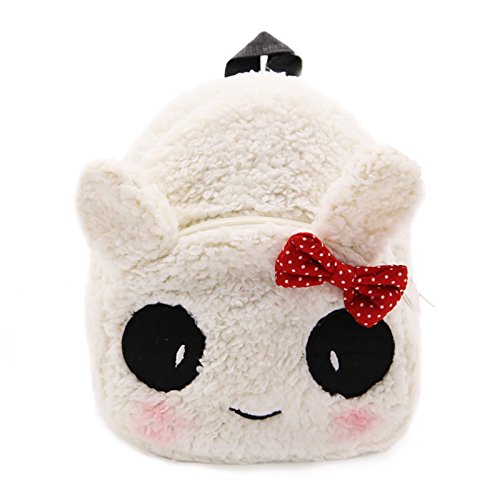 Elonglin Mochila de Criança Pequena Fofinha de Pelúcia Animal Cartoon Mini Bolsa Infantil para Menino Menina de 1 a 3 anos G