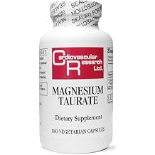 Cardiovascular Research Magnesium Taurate 125 mg New Tamper Resistant Store and Ship Box 180 Count