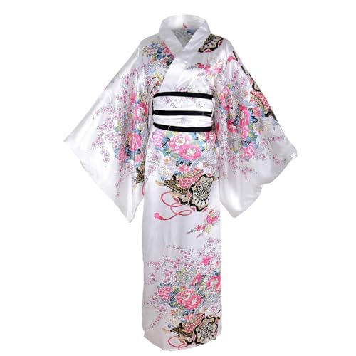 Yukata pour femme confortable contre les irritations style Kyoto