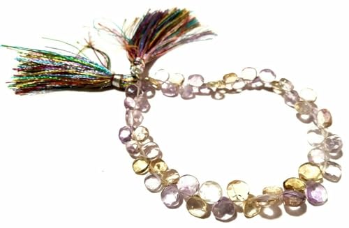 Perles en améthyste naturelle à facettes 5-6mm pour création bijoux - 2