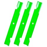 JSXDNWYJ 038-6050-00 038-6060-00 115-9649-03 105-7718-03 High Lift Blades - Fits Bad Boy Exmark Gravely Hustler Toro 60' Deck, Bad Boy ZT60 CZT60 Elite Toro Titan Timecutter 60 inch Blades (3 Pack)