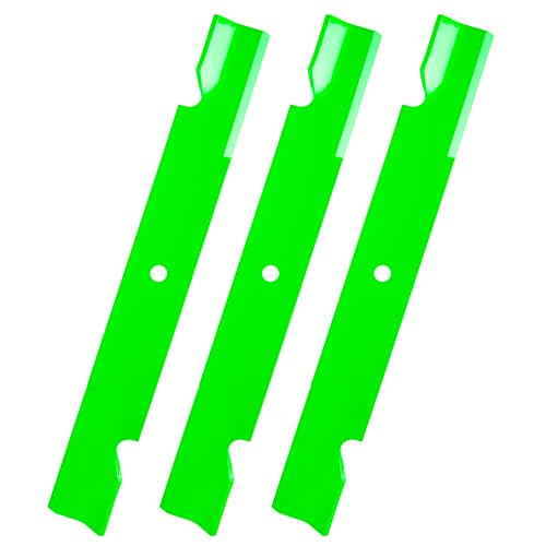 JSXDNWYJ 038-6050-00 038-6060-00 115-9649-03 105-7718-03 High Lift Blades - Fits Bad Boy Exmark Gravely Hustler Toro 60 Deck Bad Boy ZT60 CZT60 Elite Toro Titan Timecutter 60 inch Blades (3 Pack)