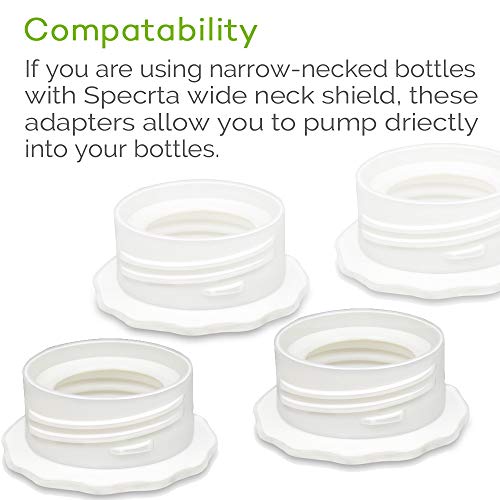 image for PUMPMOM-US PumpMom Pump Bottle Adapter, Baby Bottle Thread Changer Con