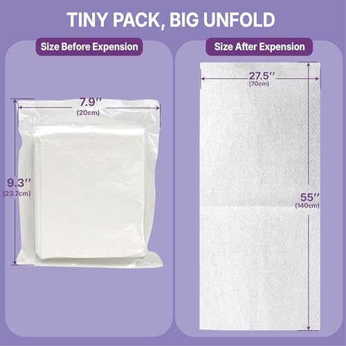 Serenorch Vacuum Sealed Disposable Bath Towels XL, 5 Pack - image 2