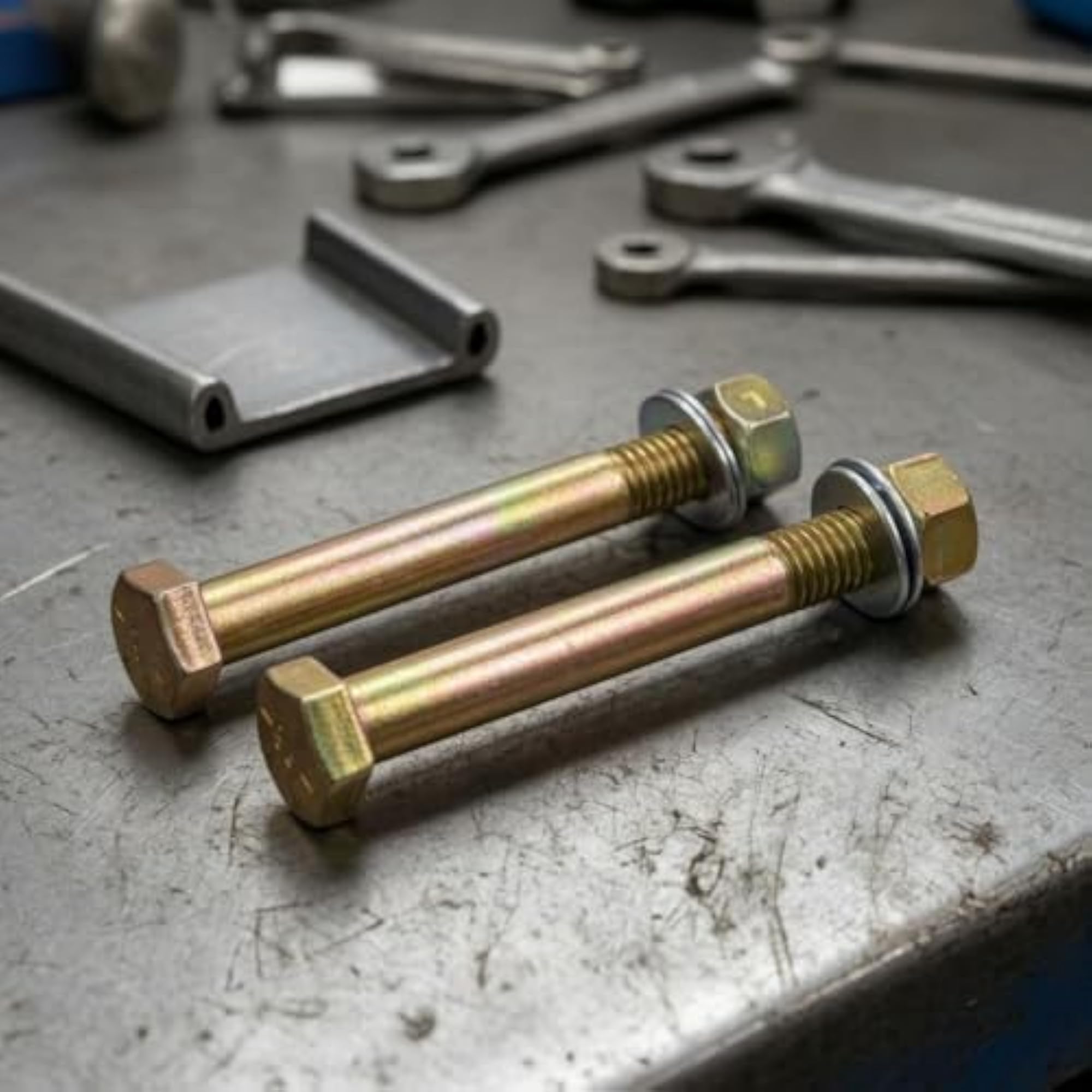 2 Pieces with Flat Washers Adjustable Tow Coupler Hardware