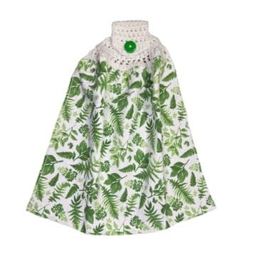 Crochet top towels, highly absorbent, with 100%...