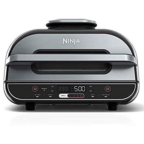 Smart Griller With Air Frying Combo - Includes Searing, Removable Grill Gate, Crisper Basket, Cooking Pot, And Smoke Control System