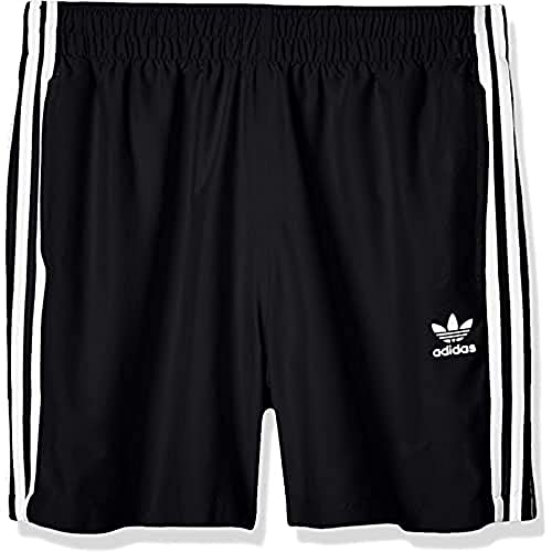 Preisvergleich Produktbild adidas Mens 3 Stripe Swims Board Shorts, Black, L
