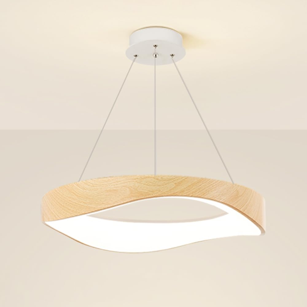 Lustre LED moderne en métal brossé et acrylique haute qualité