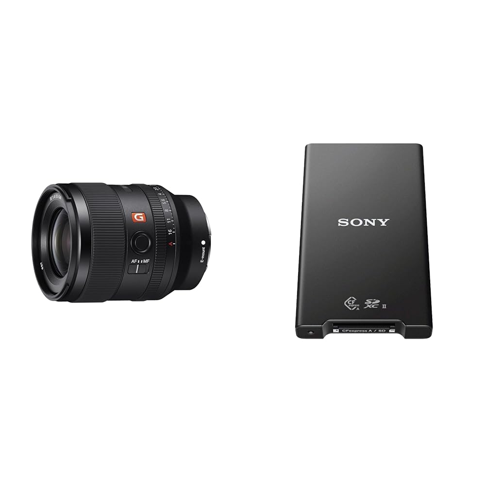 Sony E Mount Sony FE 35mm F1.4 GM Full-Frame Lens (SEL35F14GM) | Standard Prime | Premium G Master