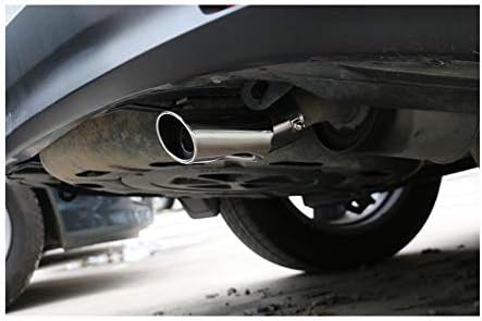 1pcs Silver Stainless Steel Exhaust Tail Rear Muffler Tip Tailpipe Trim for Hyundai Tucson 2015 2016 2017 2018 2019 2020