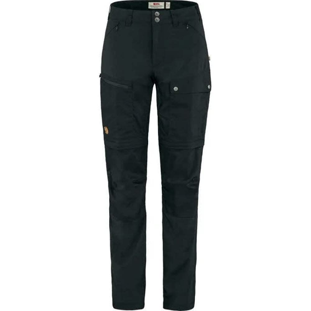 Fjallraven 89834-550 Abisko Midsummer Zip Off Trousers W Pants Women's Black Size 46