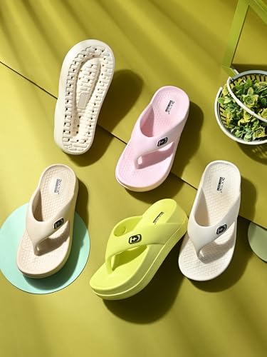 Image of Women's Soft Cushion Flip Flops with EVA Sole | Lightweight Anti-Slip Everyday Wear Slippers for Home, Walking, Casual & Outdoor Use