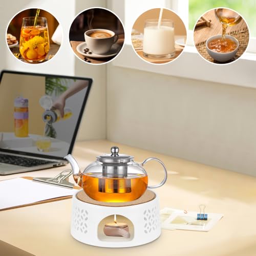 Tetera de 1000 ml con colador de té LOMUG para evitar que tu infusión se enfríe rápido 6