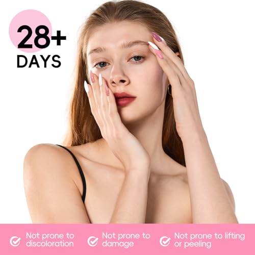 Miniatura 8 de Peacecolor 37pcs Kit Uñas Semipermanentes, 22 Colores Pintauñas Semipermanentes Con Uv Led Lámpara, 1 Base Coat Y 3 Top Coat Brillante Mate, Decoraciones Y Herramientas Para Uñas