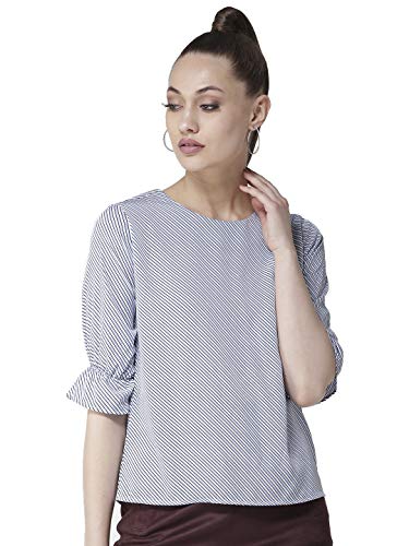 Image of Style Quotient Women Animal Printed Polyester Smart Casual Top