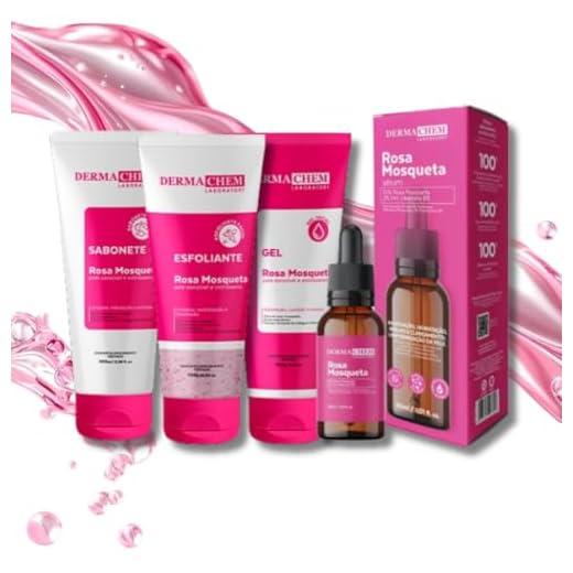 Kit Skincare ROSA MOSQUETA Ultra Hidratante + Sérum Rosa Mosqueta Clareador - 4 Itens 100% de EFICÁCIA COMPROVADA
