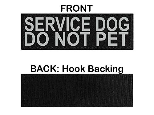 Doggie Stylz Reflective Service Dog Patches #TOP21