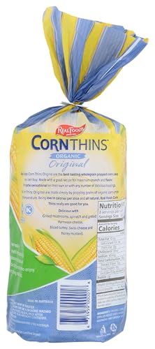 Real Foods, Corn Thins Original Organic, 5.3 Ounce - image 2