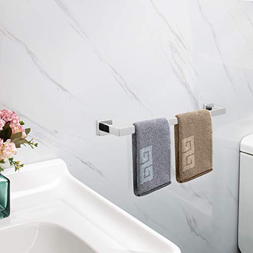Nearmoon Bathroom Towel Bar, Bath Accessories Premium Thicken Stainless Steel Square Shower Towel Rack For Bathroom thumb #6