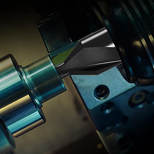 7 Packs Center Drill Bits Set, Black Oxide Coating M2 High Speed Steel Center Drill Bits Kit 60 Degree Angle Countersink Bit Tool For Lathe Metalworking Size 1.0 1.5 2.0 2.5 3.0 4.0 5.0 With Case #TOP6