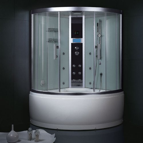 Preisvergleich Produktbild EAGO Dampfdusche DA325HF3 weiß / 135x135