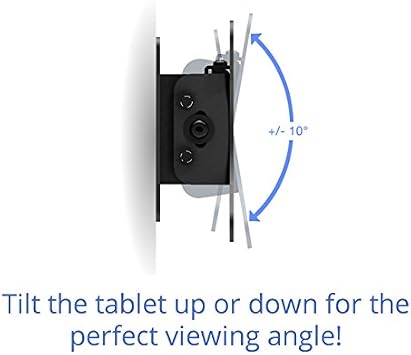 VidaMount White Enclosure and Tilting VESA Wall Mount [Bundle] Compatible with iPad mini (6th Gen)