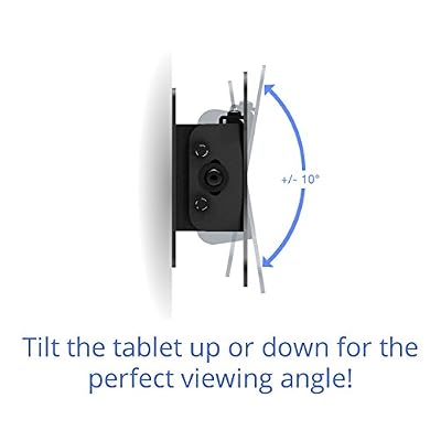 VidaMount White Enclosure and Tilting VESA Wall Mount [Bundle] Compatible with iPad mini (6th Gen)