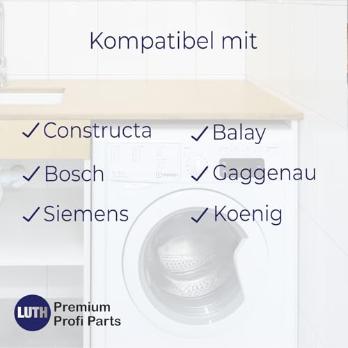 Flusensieb Filtersieb Einsatz kompatibel mit Bosch Siemens Constructa Neff für Waschmaschine Waschtrockner 00647920 647920 00605010 605010 00602008