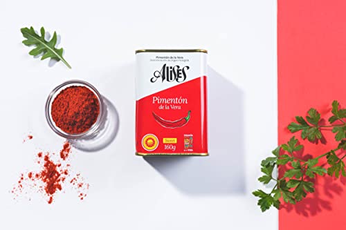 Alises Geräucherter Paprika (süß) 160g D.O.P. – Pimentón de la Vera - Spanischer Paprikapulver