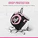 WORKPRO 16-FT Tape Measure with Fractions, 3 Brakes Retractable Measuring Tape, Compact Measurement Tape with Magnetic Hook, Nylon Coating Blade Accuracy 1/32”, Pink